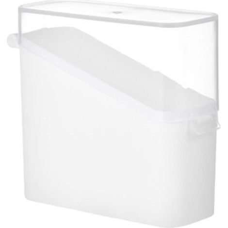 Boîte De Rangement Pour Fromage - En ABS - Pour Réfrigérateur - Capacité Élevée - 11 x 4,8 x 10,5 cm - Blanc - 1 Pièce (1/5)
