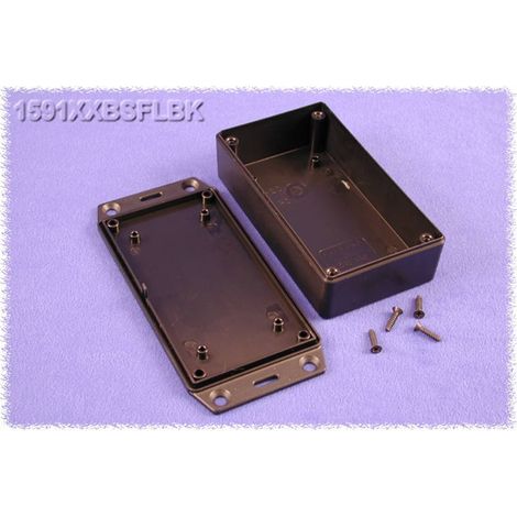 Hammond Electronics 1591XXBSFLBK Contenitore universale 113 x 63 x 32 ABS Nero 1 pz.