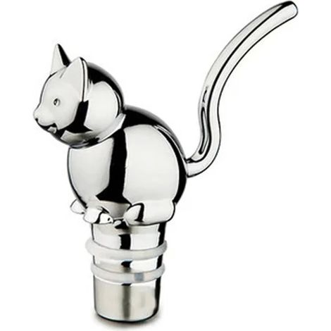 Edelstahl-Katzentrinker - Luxuriöser Dekanter für kräftigen Rot- und Weißwein (1/5)
