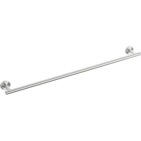 80CM Porte Serviette Mural Salle de Bain, Support Serviette Robuste en SUS304 Acier Inoxydable pour Cuisine Penderie Entrée, Brossé (1/4)