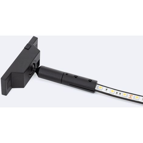 Kit di Montaggio Aereo Line Light 10m per Strisce LED 12/24/48V Nero 10 m (1/5)