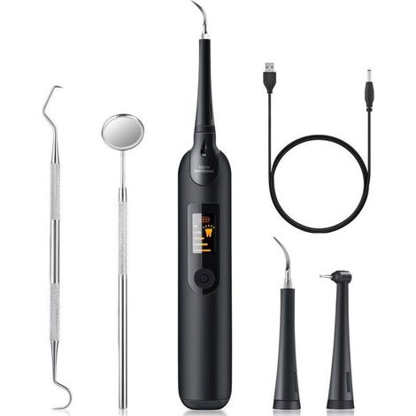 Kit Nettoyage Dentaire Ultrasonique Élimine Taches Plaque Tartre Profond 1 Pièce- (1/4)