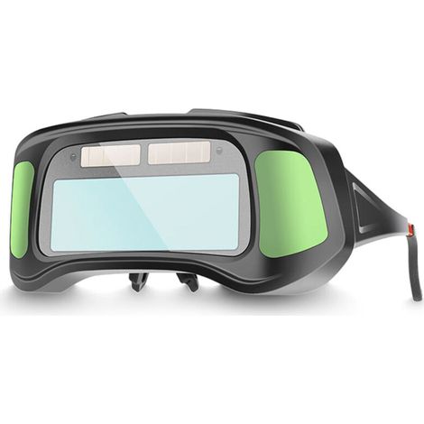 Lunettes de sécurité solaires à obscurcissement automatique pour le soudage, écran LCD DIN4 (1/5)