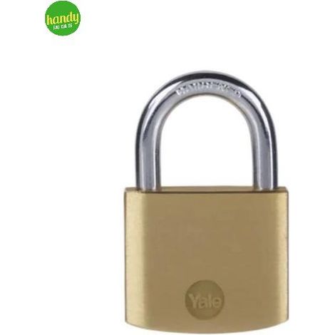 Lucchetto in ottone YALE - 30 mm con chiave - 3 chiavi - 24242000