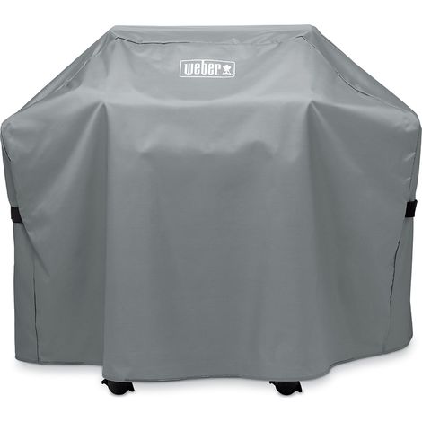 Weber – Housse standard pour barbecue Spirit 3 brûleurs et Genesis II 2 brûleurs – Protection intempéries – Sangles velcro pour maintien