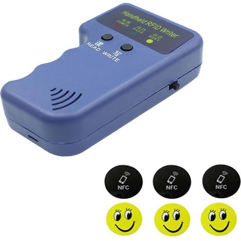 Lecteur de puces RFID portable 125 kHz pour cartes EM4100 (1/5)