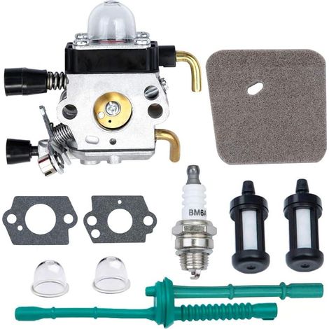 Carburador FS45 para Stihl FS38 FS46 FS55 KM55 HL45 FS45L FS45C FS46C FS55C FS55R FS55RC C1Q-S97 Kit de carburador de desbrozadora
