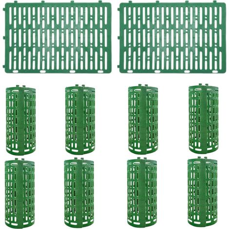 Protection pour tronc d'arbre (lot de 10) – Protège-jeune arbre robuste et extensible pour arbres fruitiers (1/5)