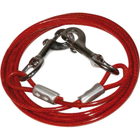 Guinzaglio da addestramento Gloria Rosso 3m