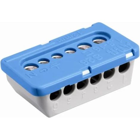 Bornier de neutre Bleu Gale'O 5X25+1X3 1SPE007714F0707 ABB 798826 (1/2)