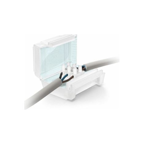 Ray Tech - Gel cover line - Accessoire pru00e9-rempli en gel - 63x35x28 - Pru00eat u00e0 l'emploi - 2x4mm2 - OHM (1/4)