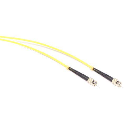 BeMatik - Câble à fibre optique ST/ST APC/APC monomode simplex 9/125 3 m OS2 (1/2)