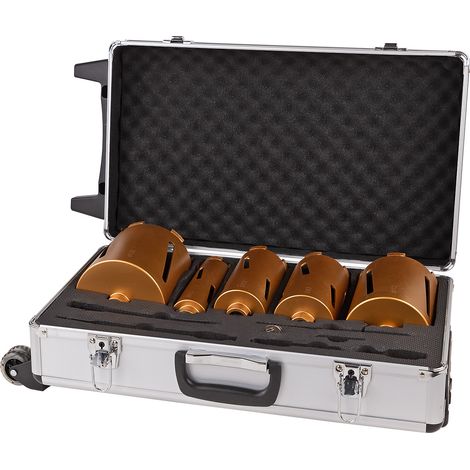 HM Bohrkronen Set 11 teilig mit Trolley (1/5)