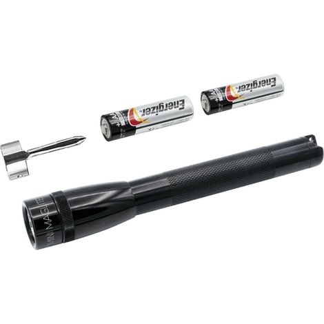 Maglite SP32016- Linterna LED Mini, 2 Pilas AAA, 12.5 cm, color negro (1/5)