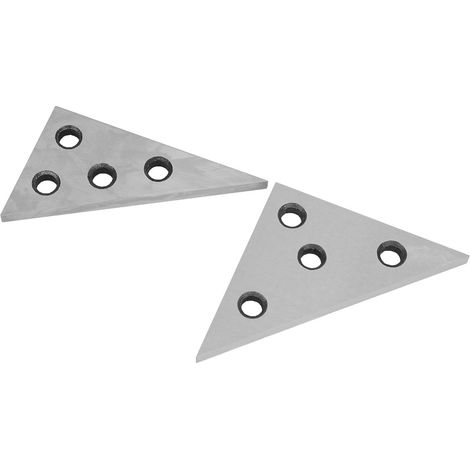 Set aus 2 hochpräzisen Winkelblöcken aus Manganstahl, Messwerkzeug für Maschinenbauer, mit Aufbewahrungskoffer (1/5)
