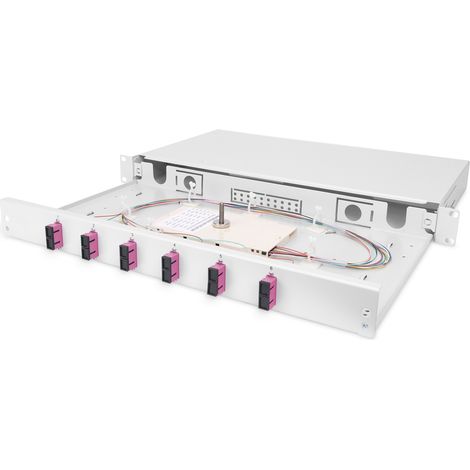 Armadi rack Digitus Scatola di giunzione per fibre ottiche, assemblata, SC, OM4