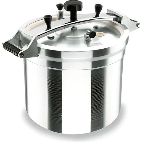 Pentola a pressione Lacor robust triplo sistema sicurezza alluminio