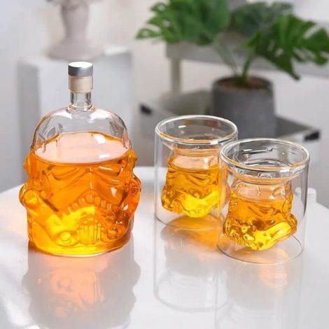 Carafe En Verre - Double Paroi - 150 Ml - Résistant À La Chaleur - Lot De 1 (1/4)