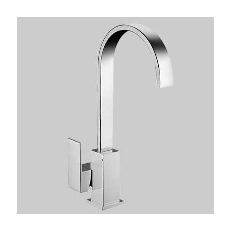 MISCELATORE LAVELLO BOCCA A PONTE SQUARE - Cromo