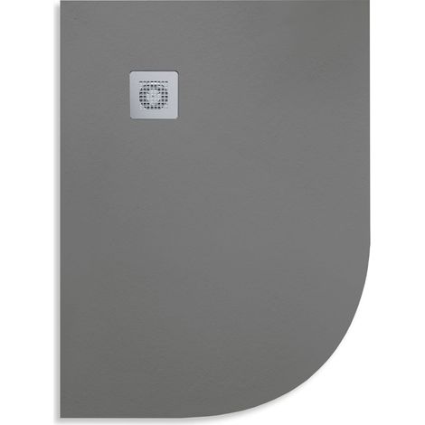 Receveur de douche 80x120cm extra plat CURVATIA en résine 5 coloris