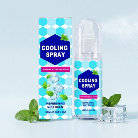 Bombe Rafraichissante - Menthe - 50 ml - Pour Corps - Usage Extérieur et Voyage - 2 Pièces (1/5)