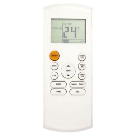 Télécommande de climatisation rétroéclairée LED – Compatible série RG57B-BGE – Accès complet aux boutons – Matériau ABS durable (1/5)
