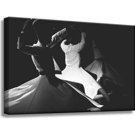 Leinwanddruck Musik Tanz Schwarzweiß 60x40