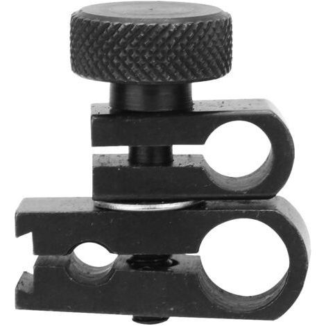 Swivel Dovetail Clamping Sleeve, Lever Dial Pressure Gauge, High Hardness, Convenient Stable Testing for Indicator (1/4)