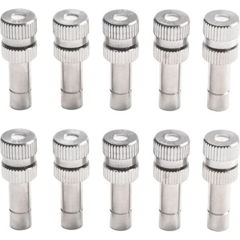 Packung mit 10 Messing-Schnellanschlussdüsen (6 mm) für die Gartenbewässerung (0,15 mm) – 0,3 mm (1/5)