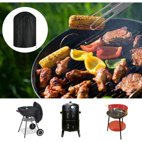 Runde Schutzhülle für Außengrill, wasserdicht, für Terrasse, Gasgrill.