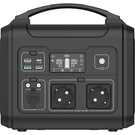 Ezviz CSPS600 Power Station Alimentazione Portatile Lithium Nickel Manganese Cobalt Oxide 600W Nero (1/5)