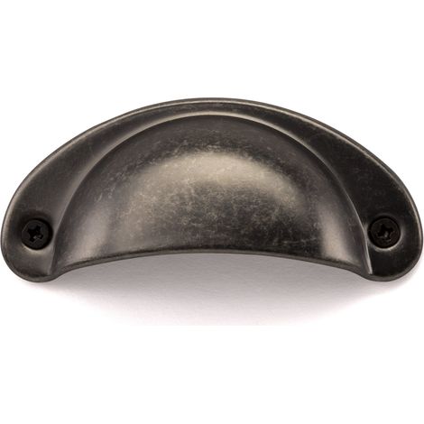 Muschelgriff KHEA BA 64 mm Altsilberoptik Antik (1/4)