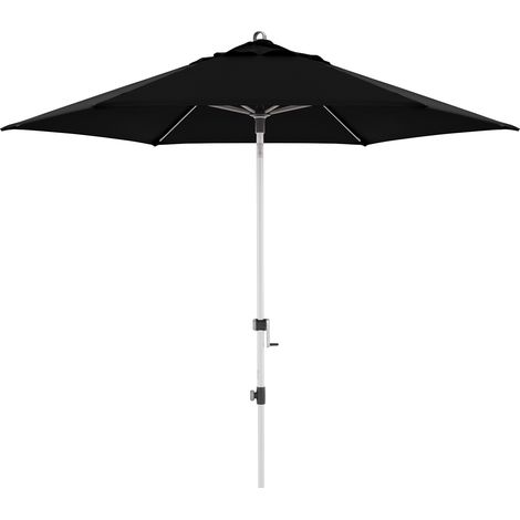 Doppler Sonnenschirm/ Kurbelschirm "Expert 280 Auto Tilt" 280 cm, Ø 280 cm, schwarz, Bezug aus 100% Polyester, Gestell aus Aluminium, 7,1 kg Sonnenschirm / Kurbelschirm "Expert 280 Auto Tilt", schwarz