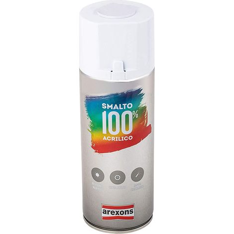 Bombolette Vernice Spray Arexons Acrilico Bianco per Elettrodomestici 400 ml (1/5)