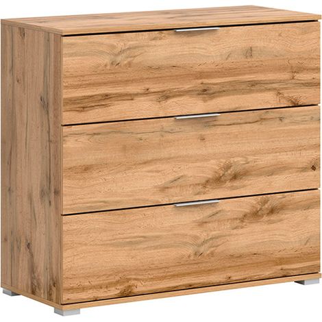 Kommode Selma mit 3 Schubladen, Holzoptik, 95cm (1/5)