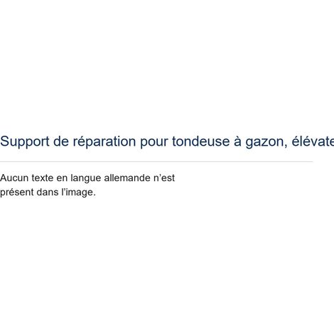 Support de réparation pour tondeuse à gazon, élévateur pliable en acier robuste pour tondeuses à gazon, capacité de levage de 400 kg (1/5)