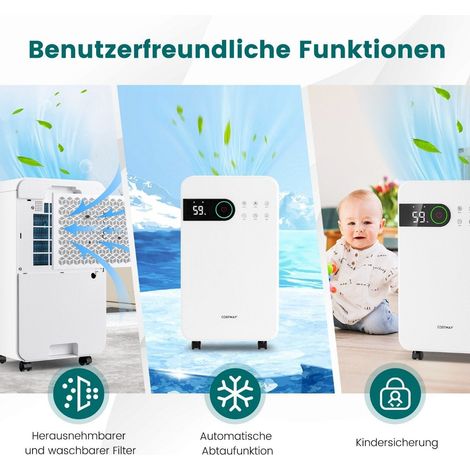 2.3L dehumidifier with sleep mode room dehumidifier for the home basement mobile dehumidifier 24 hour timer (1/5)