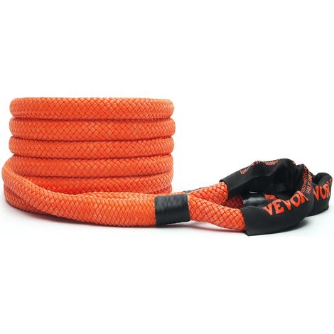 Sangle de remorquage Kinetic 61 m, 38 000 lbs, strap élastique robuste pour Jeep, camion, ATV, UTV, SUV, tracteur (1/5)