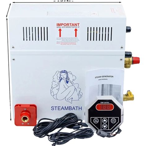 Générateur de vapeur, Contrôle numérique, Chauffage rapide, ST-90 9KW 220V (1/2)
