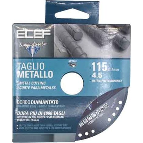 DISCO DIAMANTATO PER FERRO Ø 115 mm