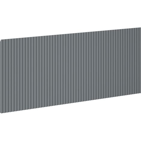 Mexen Rivel façade rainurée pour corps de meuble de salle de bain 120 x 43,5 cm, graphite mat - 91A20-1200-470-1-66 (1/2)