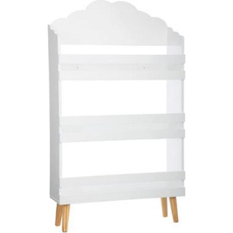 Bibliothèque 3 Niveaux Nuage 100cm Blanc