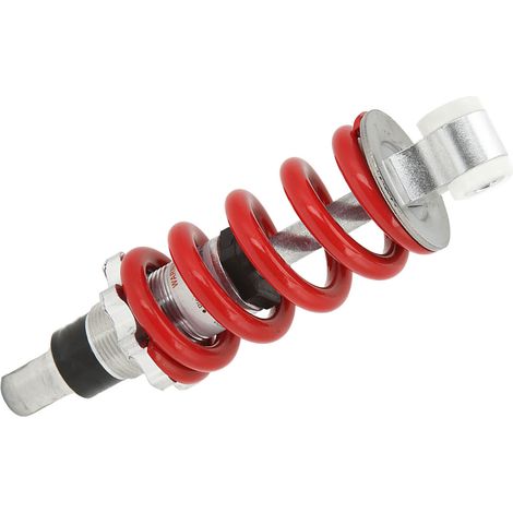 Amortisseur de moto 150 mm 750 lb/N rouge, ressort réglable, pour scooter électrique et cyclomoteur (1/5)