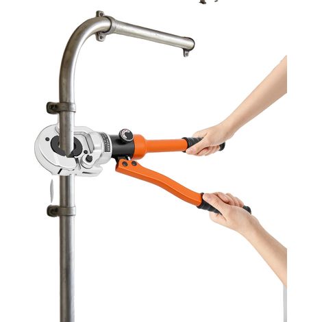 Morsetto idraulico, pressione massima 80 kN, corsa 15 mm, diametro del tubo applicabile 12 mm-28 mm, impugnatura ergonomica, dimensioni della confezione 44x19x9 cm (1/5)