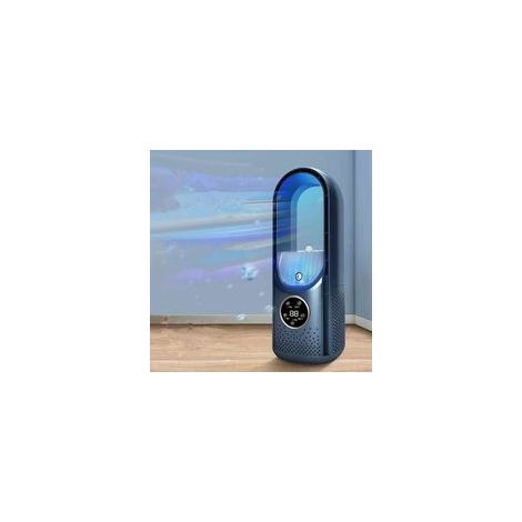Ventilateur de climatisation, brumisateur USB silencieux, 6 vitesses réglables, 240 x 45,5 mm, bleu (1/5)