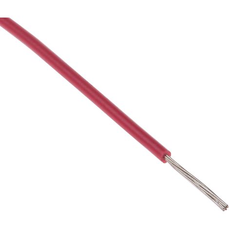 Fils de connexion RS PRO UL1429, 7 0,13 mm² 26 AWG, 150 V, XLPVC Rouge, 100m ( Prix pour Bobine de 100 Mètres )