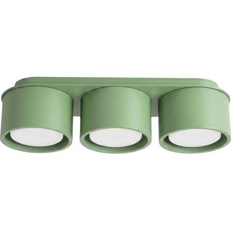 Plafones MODO salvia aluminio 3xGx53 32.4cm Sollux (1/2)