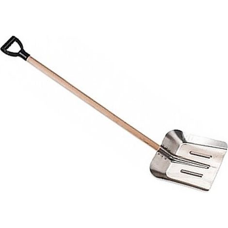 Pelle en Aluminium Petite 265x290x1300 mm - Poignée en Bois - Légère et Durable - Usage intensif - Beast