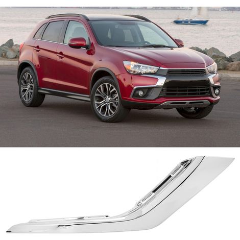 Die untere Chromleiste für den vorderen Stoßfänger passt auf die rechte Seite des Mitsubishi Outlander (Modelljahre 2016–2020). (1/5)