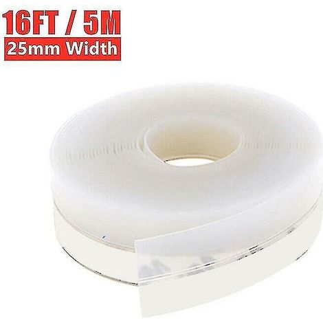 CREA 5m bande d'étanchéité de porte auto-adhésive bande météo Silicone insonorisation joint de fenêtre courant d'air poussière insecte bande de porte largeur 35mm